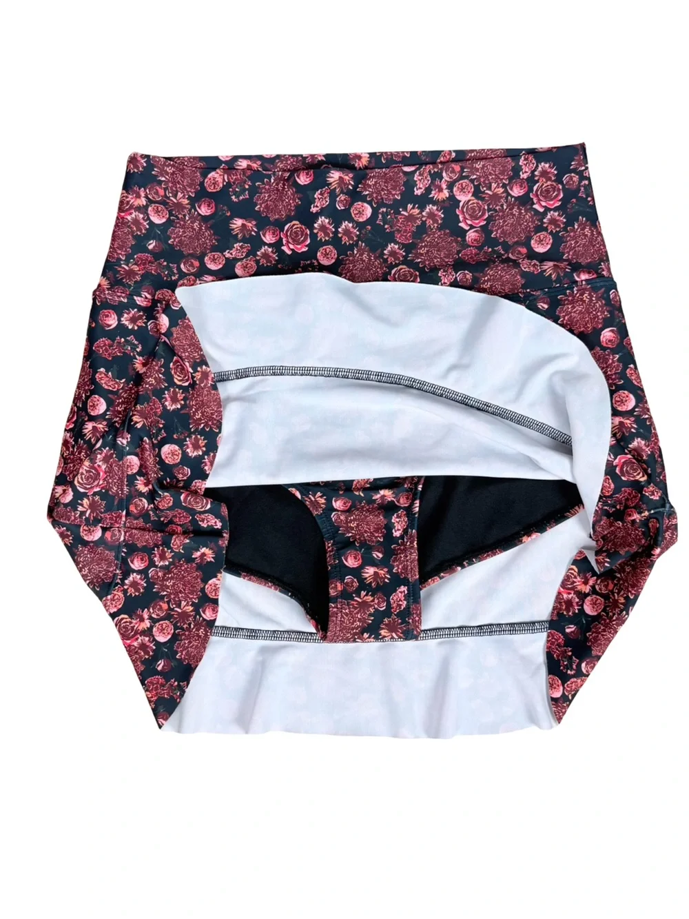 Albion Floral High Rise Swim Skirt Size M - Picture 7 of 8